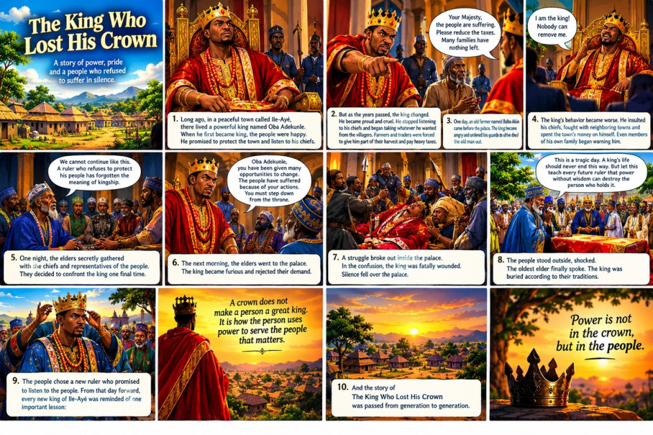 The king lost his crown 
