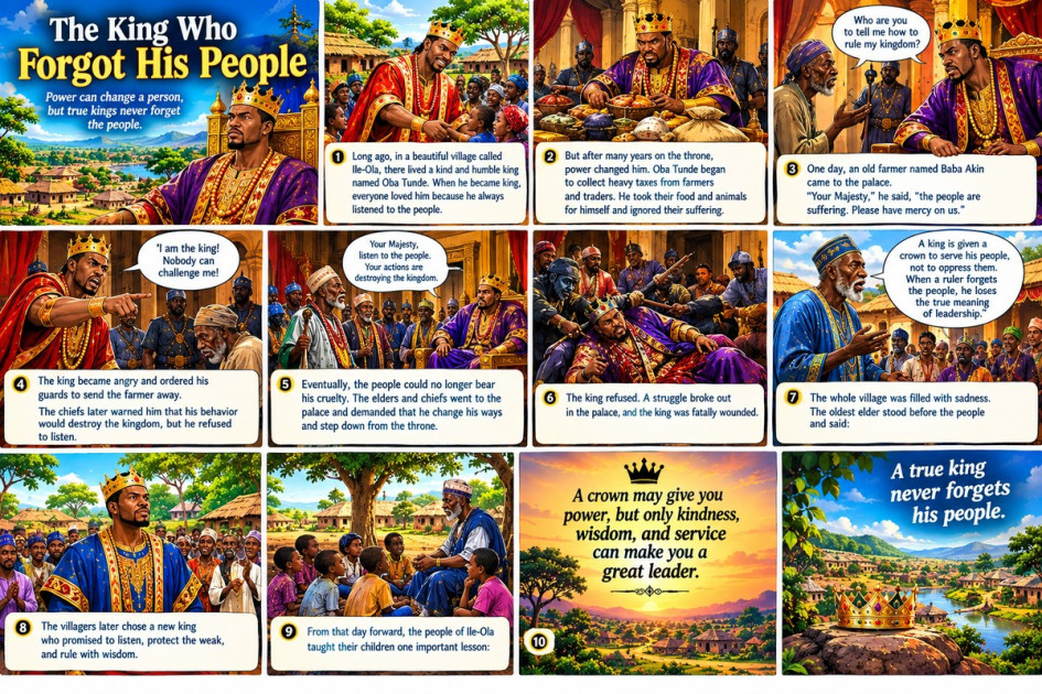The king who forgot his people 